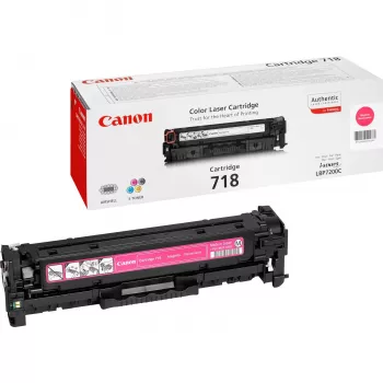 Tonerkartusche Canon 718 M 2500 Seiten Magenta