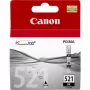 Canon CLI-521BK Schwarze Tintenpatrone, Schwarz, Pigmenttinte, 1 Stück