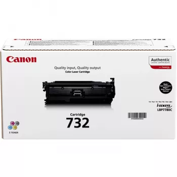 Tonerkartusche Canon 732K — Original Schwarz, Laser, Reichweite 6100 Seiten, 1 Stk.