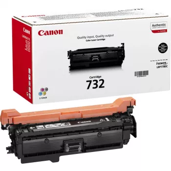 Tonerkartusche Canon 732K — Original Schwarz, Laser, Reichweite 6100 Seiten, 1 Stk.