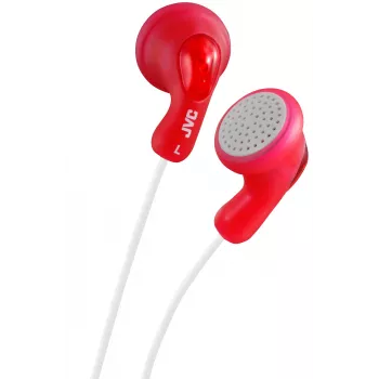 JVC F14 Gumy In-Ear-Kopfhörer Kabelgebunden Rot, Kabelgebunden, 16 - 20000 Hz, Musik, 17,1 g, Kopfhörer, Rot