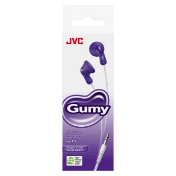 JVC F14 Gumy In-Ear Kabelgebunden Violett, Kabelgebunden, 16 - 20000 Hz, Musik, 17.1 g, Kopfhörer, Violett