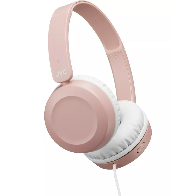 JVC Powerful Sound kabelgebundener On-Ear-Kopfhörer Pink, Kabelgebunden, 10 - 26000 Hz, Anrufe/Musik, 140 g, Headset, Pink