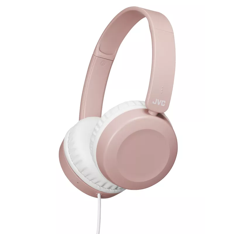 JVC Powerful Sound kabelgebundener On-Ear-Kopfhörer Pink, Kabelgebunden, 10 - 26000 Hz, Anrufe/Musik, 140 g, Headset, Pink