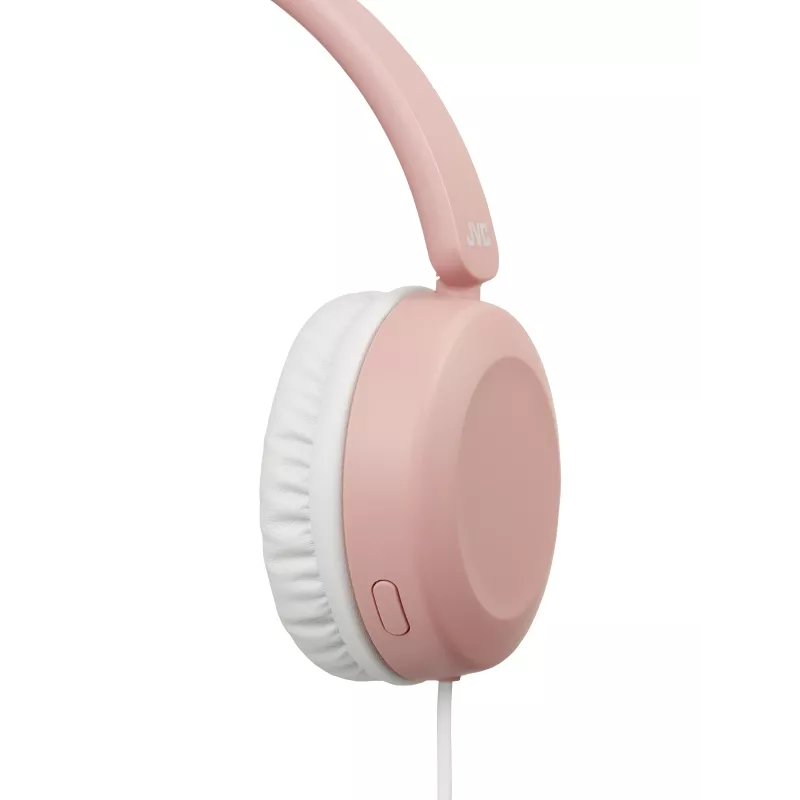JVC Powerful Sound kabelgebundener On-Ear-Kopfhörer Pink, Kabelgebunden, 10 - 26000 Hz, Anrufe/Musik, 140 g, Headset, Pink