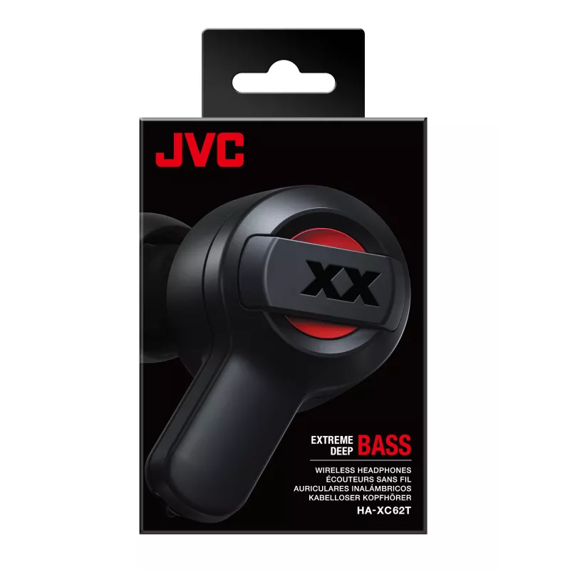 JVC XX Deep Bass Wireless Earbuds Schwarz