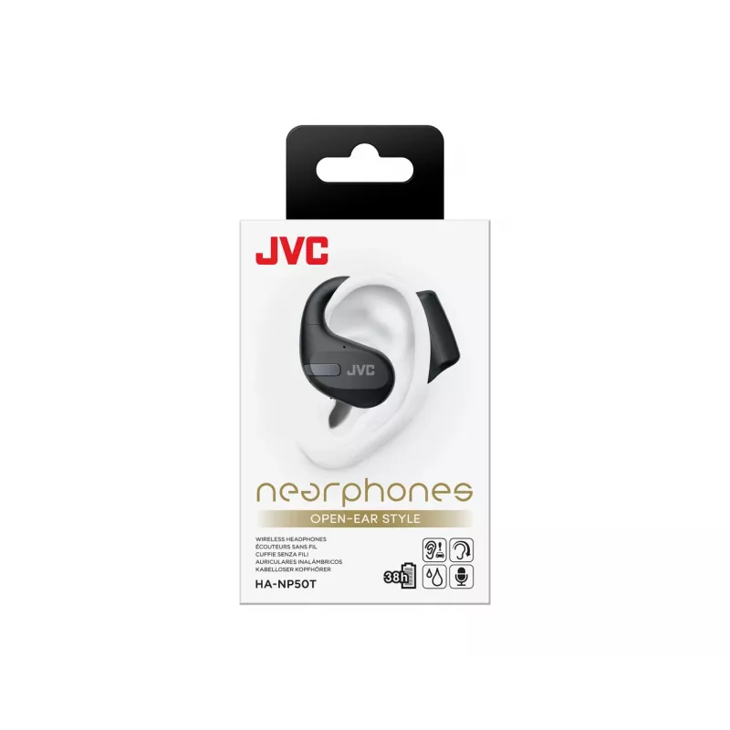 JVC HA-NP50T-B-U Nearphone TWS Schwarz