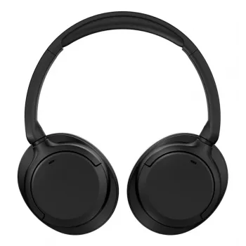 JVC Over-Ear-Kopfhörer mit Geräuschunterdrückung, Headset, kabellos, Kopfbügel, Anrufe/Musik, USB Type-C, Bluetooth, Schwarz