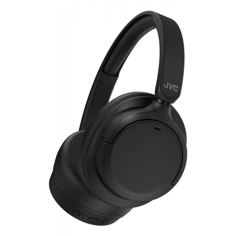 JVC Over-Ear-Kopfhörer mit Geräuschunterdrückung, Headset, kabellos, Kopfbügel, Anrufe/Musik, USB Type-C, Bluetooth, Schwarz