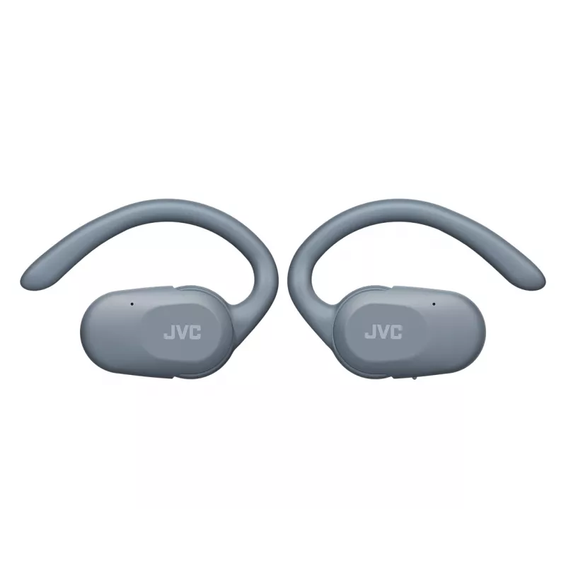 Headset JVC HA-NP40T True Wireless Stereo (TWS) In-Ear-Kopfhörer mit Ohrbügel Bluetooth, 20–20000 Hz, 10 m, grau