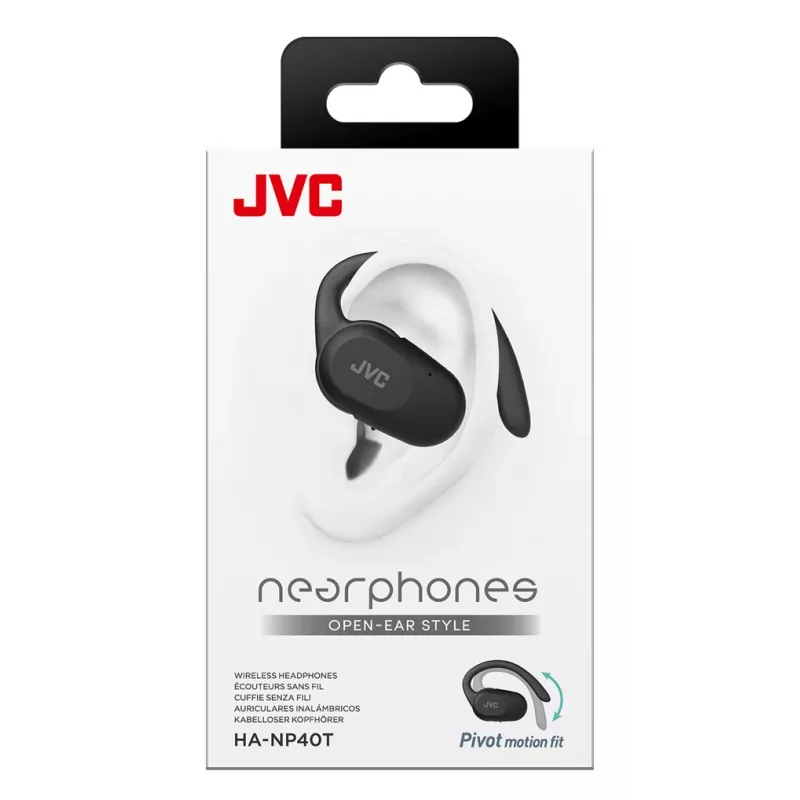 Headset JVC HA-NP40T True Wireless Stereo TWS Ear-hook Bluetooth Schwarz, 20–20000 Hz, 10 m