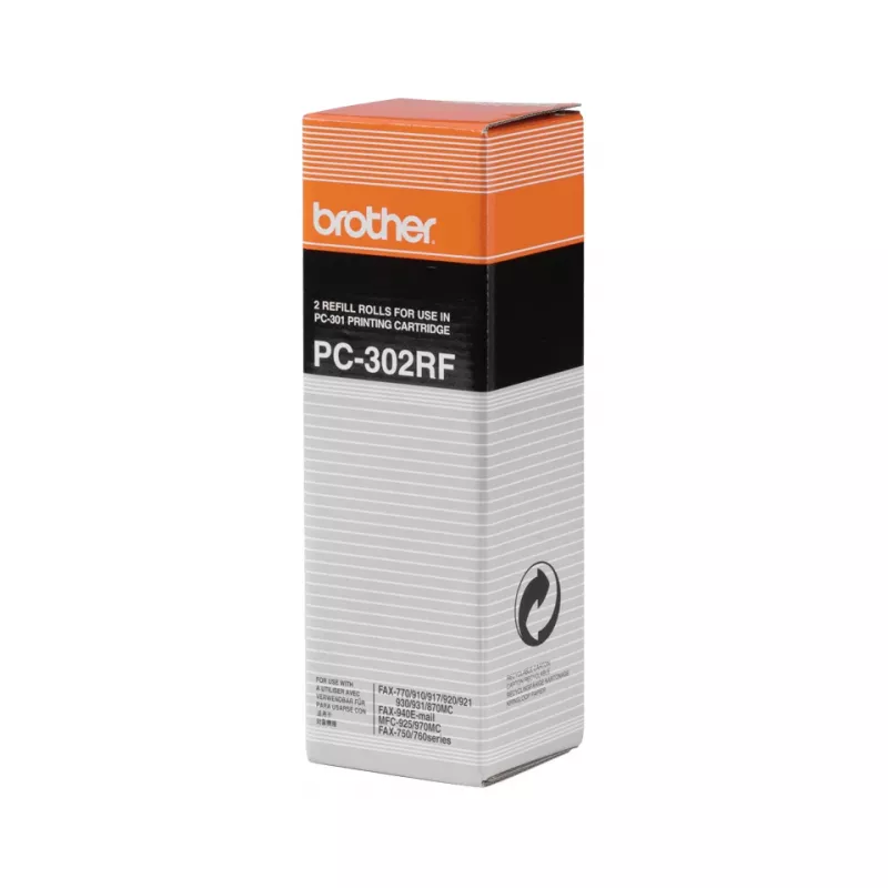 Brother Ersatz-Faxband, Faxband, 235 Seiten, Schwarz, Brother FAX-910, FAX-917, FAX-920, FAX-930, FAX-940, Thermotransfer, 2 Stk.