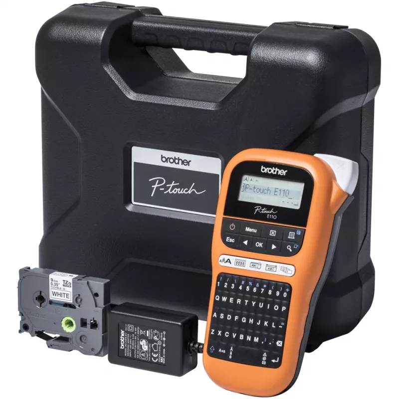 Etikettendrucker Brother PT-E110VP Thermodirekt Farbe 180 x 180 DPI 20 mm/s TZe QWERTY