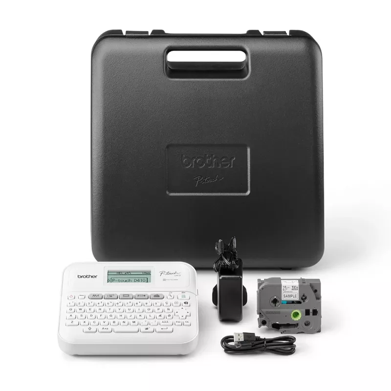 Brother PT-D410VP Etikettendrucker ZINK (Zero-Ink) 180 x 180 DPI Kabelgebunden TZe QWERTY