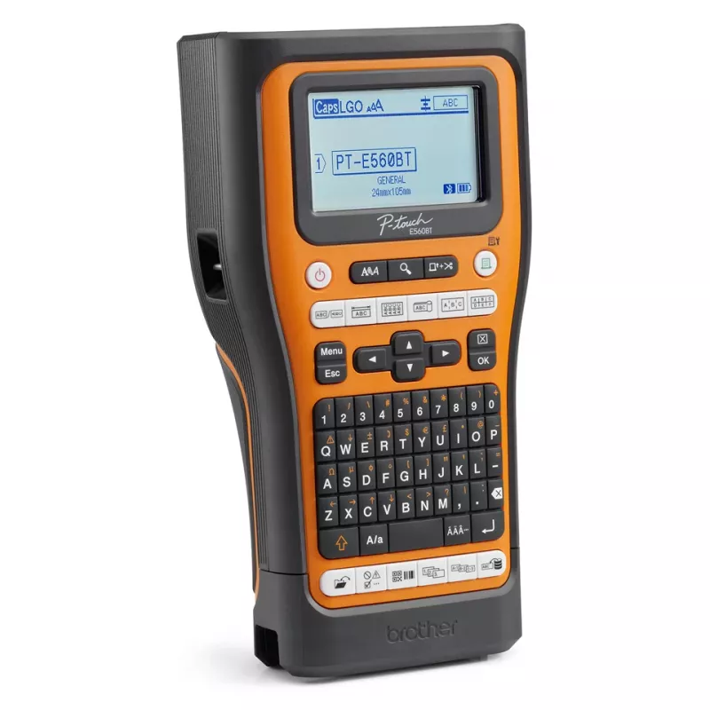 Brother PT-E560BTVP Etikettendrucker Thermotransfer 180 x 180 DPI 20 mm/s Kabelgebunden & Kabellos HSE/TZe Bluetooth QWERTY