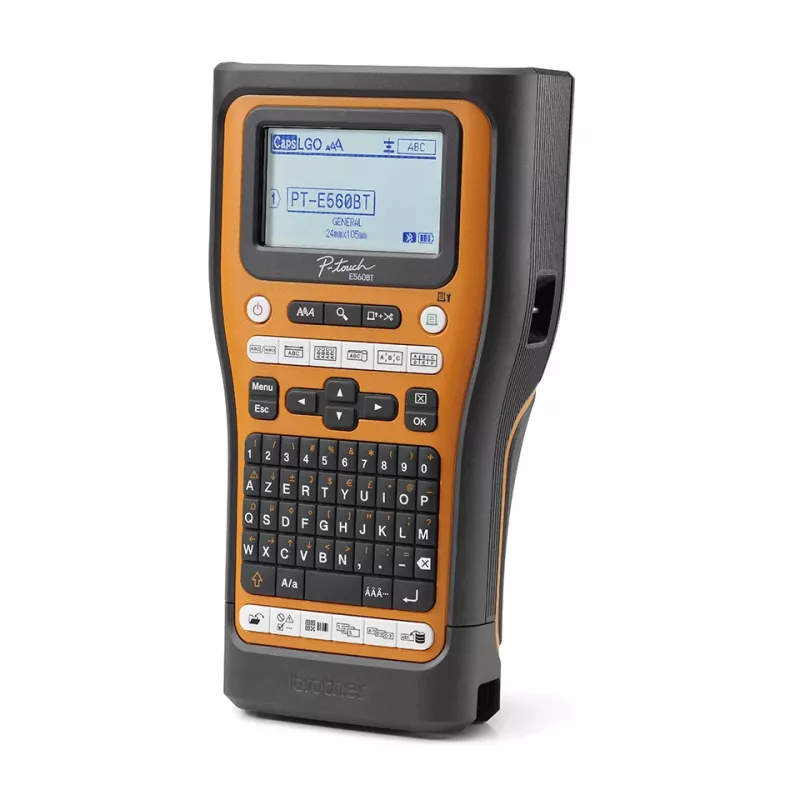 Brother PT-E560BTVP Etikettendrucker Thermotransfer 180 x 180 DPI 20 mm/s Kabelgebunden & Kabellos HSE/TZe Bluetooth QWERTY