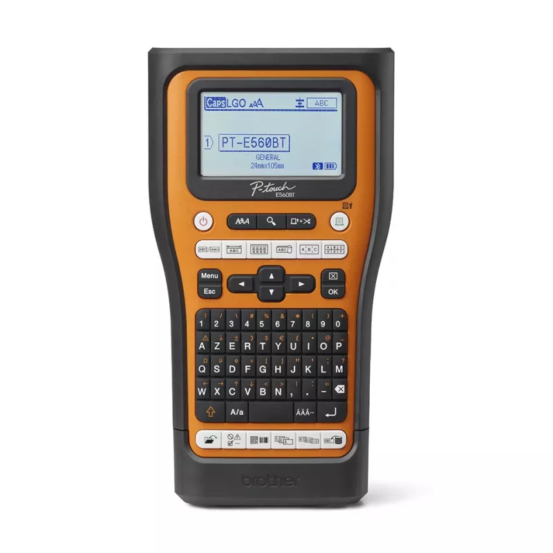Brother PT-E560BTVP Etikettendrucker Thermotransfer 180 x 180 DPI 20 mm/s Kabelgebunden & Kabellos HSE/TZe Bluetooth QWERTY