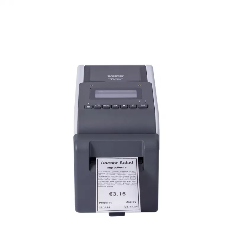Brother TD-2350DFC203 Etikettendrucker Thermodirekt 203 x 203 DPI 152,4 mm/s Kabelgebunden & Kabellos Ethernet LAN Bluetooth