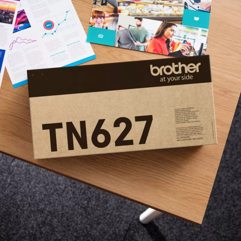 Tonerkartusche Brother TN-627BK Original Schwarz — Reichweite 10.000 Seiten, 1 Stück