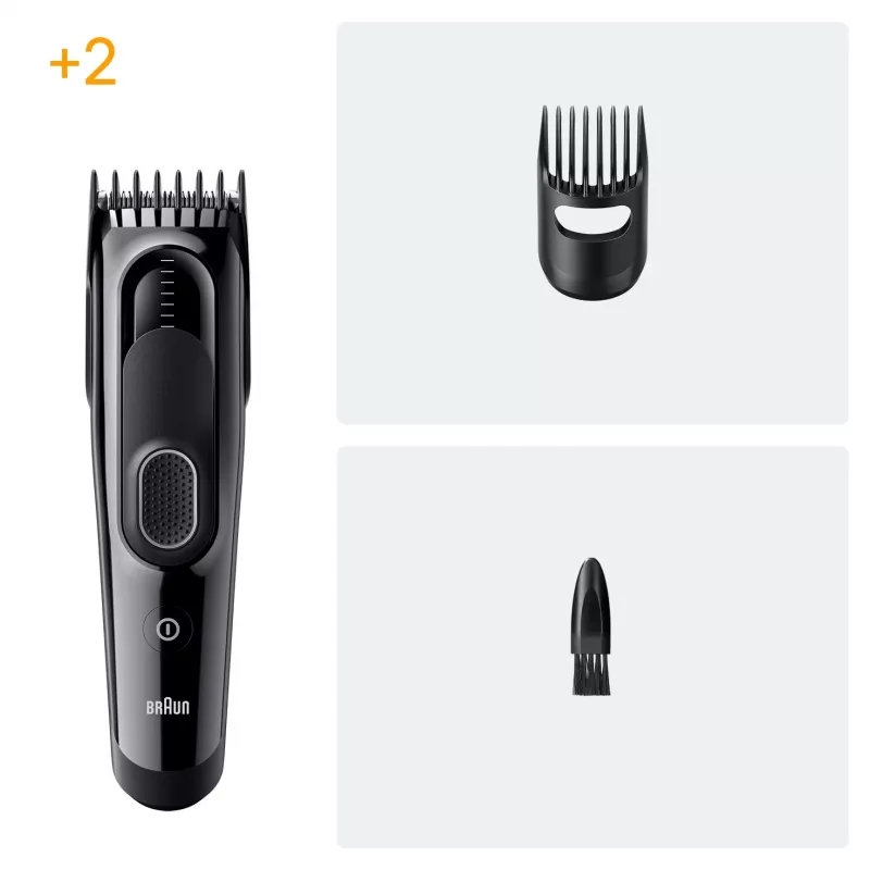 Braun HC5510 Haartrimmer/-schneider Schwarz 9 Nickel-Metallhydrid (NiMH)