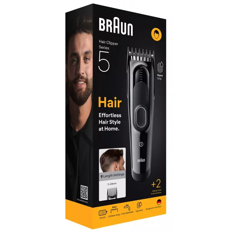 Braun HC5510 Haartrimmer/-schneider Schwarz 9 Nickel-Metallhydrid (NiMH)