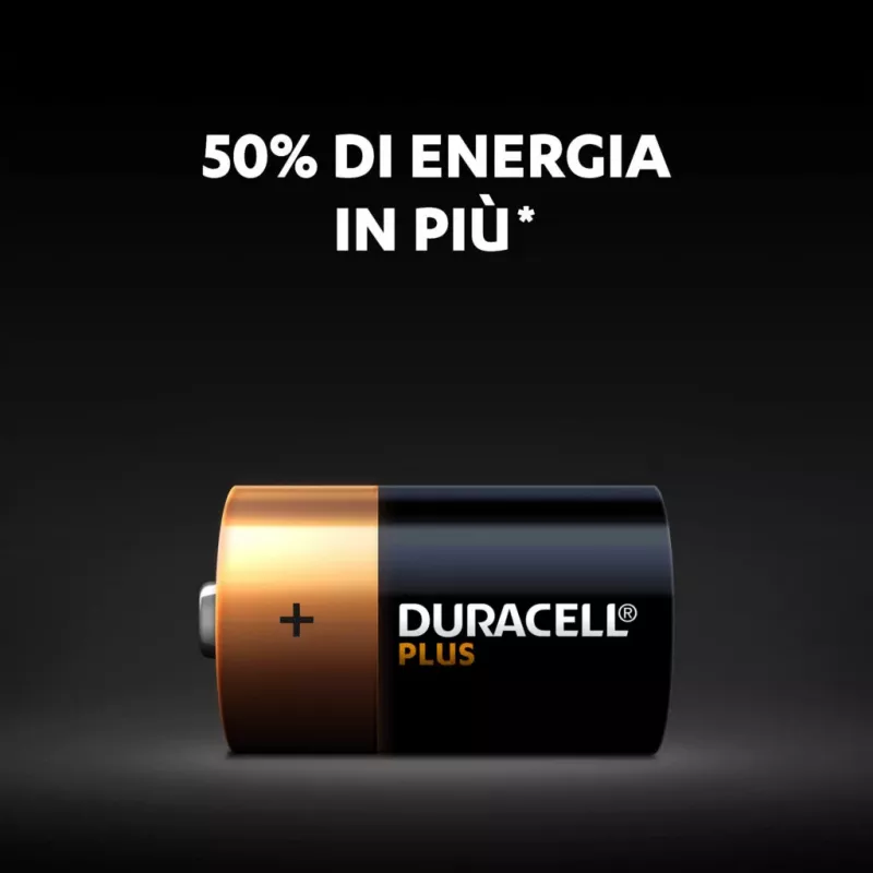 Duracell Plus Einwegbatterie D Alkaline