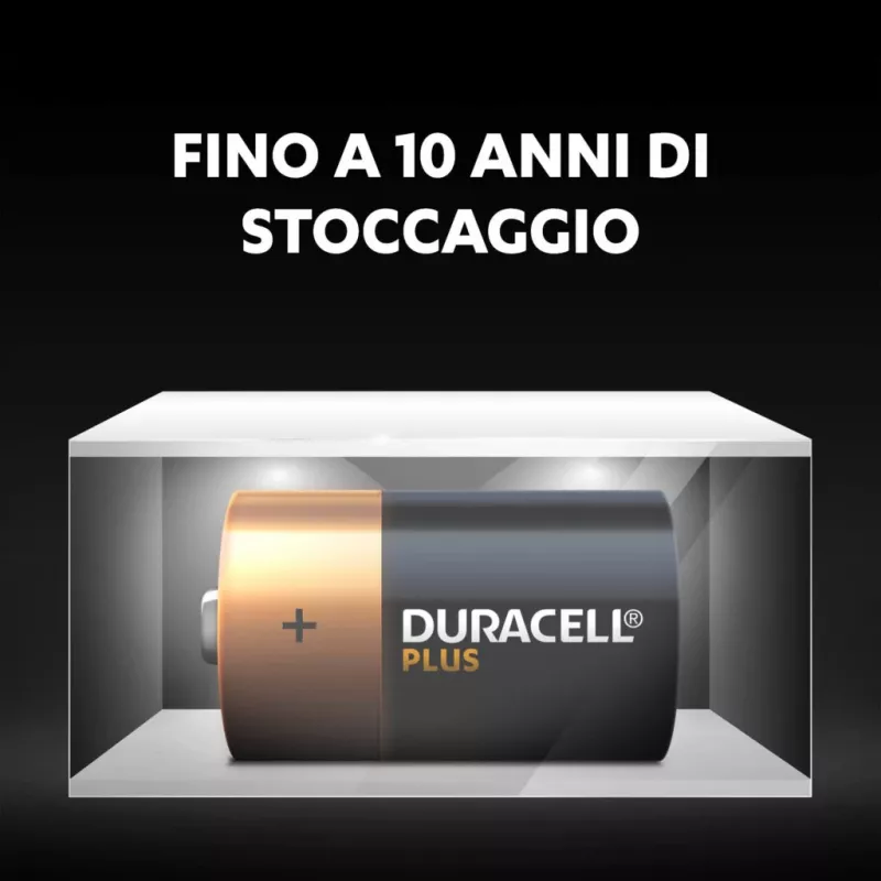 Duracell Plus Einwegbatterie D Alkaline
