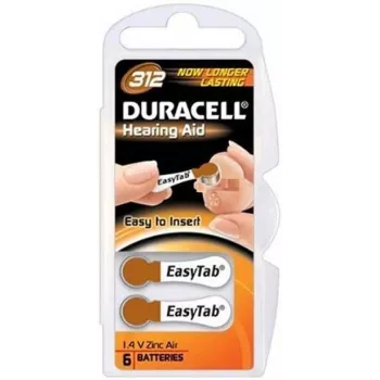 Duracell DA312 Haushaltsbatterie Einwegbatterie Zink-Luft