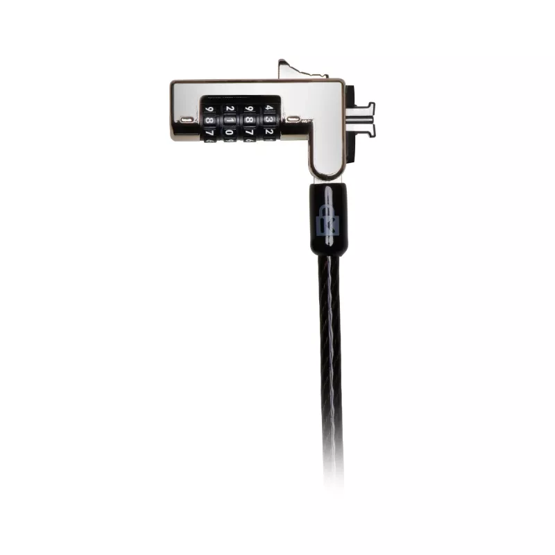 Kensington schlank Combination Laptop Lock, 1,8 m, Kensington, Zahlenschloss, Schlüssel, Schwarz
