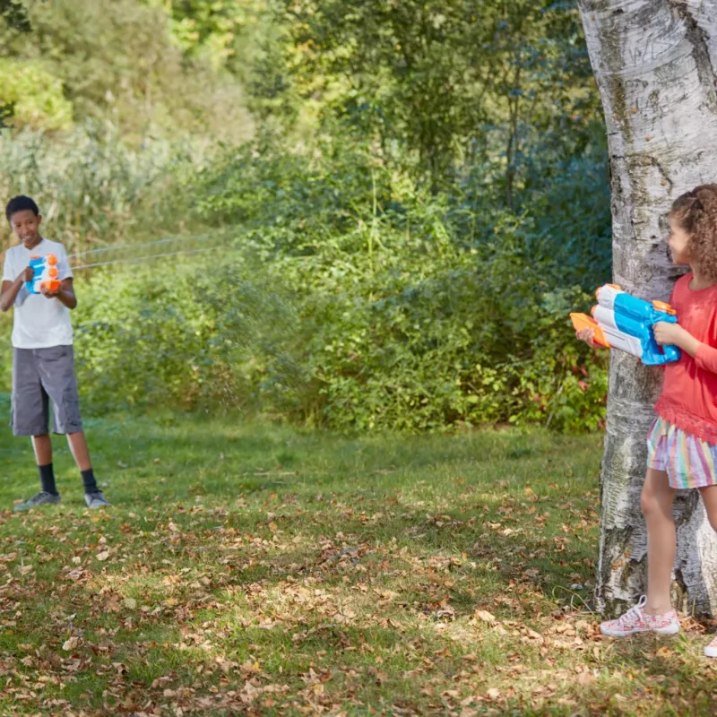 Nerf Super Soaker Twin Tide, Spielzeug-Blaster, Mehrfarbig, 6 Jahre