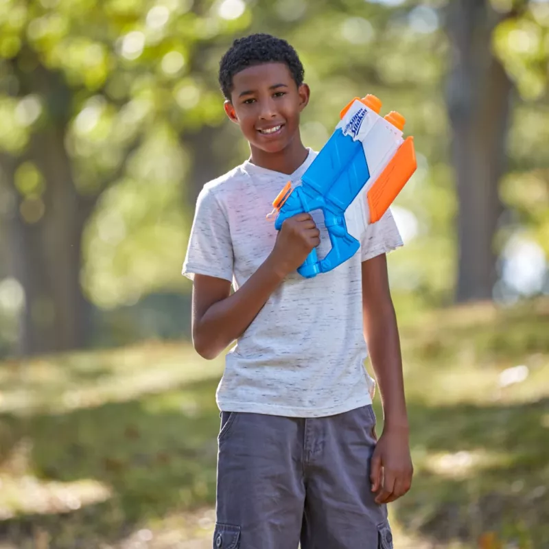 Nerf Super Soaker Twin Tide, Spielzeug-Blaster, Mehrfarbig, 6 Jahre