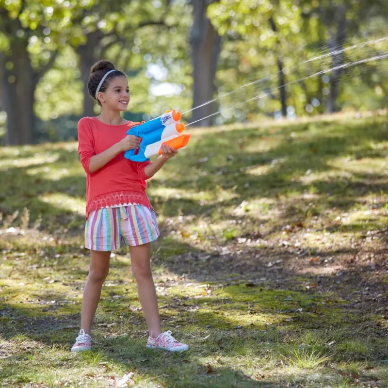 Nerf Super Soaker Twin Tide, Spielzeug-Blaster, Mehrfarbig, 6 Jahre
