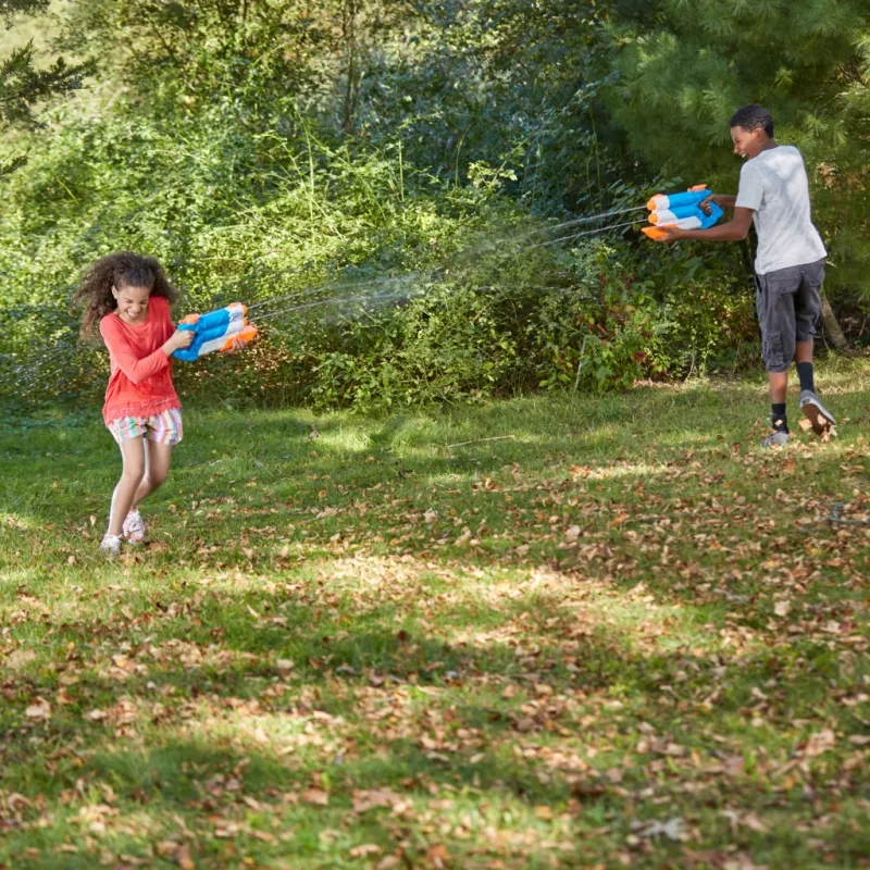 Nerf Super Soaker Twin Tide, Spielzeug-Blaster, Mehrfarbig, 6 Jahre