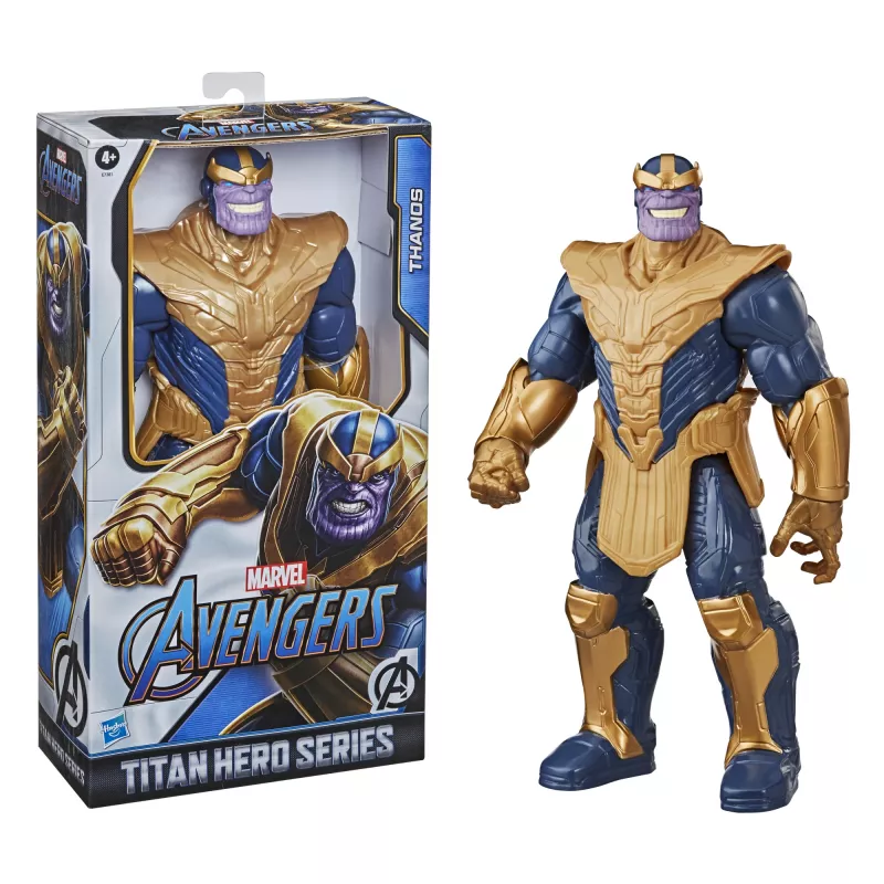Marvel Avengers Blast Gear Deluxe Thanos Action-Figur, 4 Jahr(e), Blau, Gelb