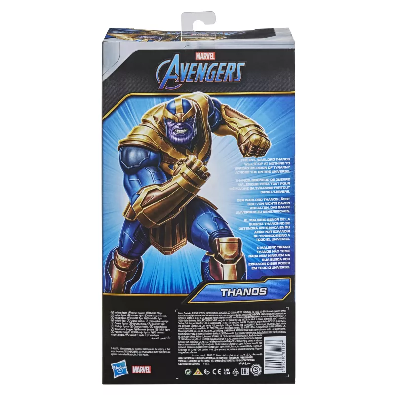 Marvel Avengers Blast Gear Deluxe Thanos Action-Figur, 4 Jahr(e), Blau, Gelb