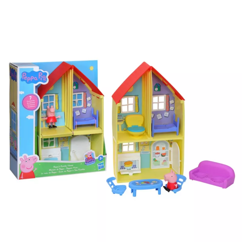 Peppa Pig Peppa’s Adventures Peppas Familienhaus, Action/Abenteuer, 3 Jahr(e), Mehrfarbig, Kunststoff