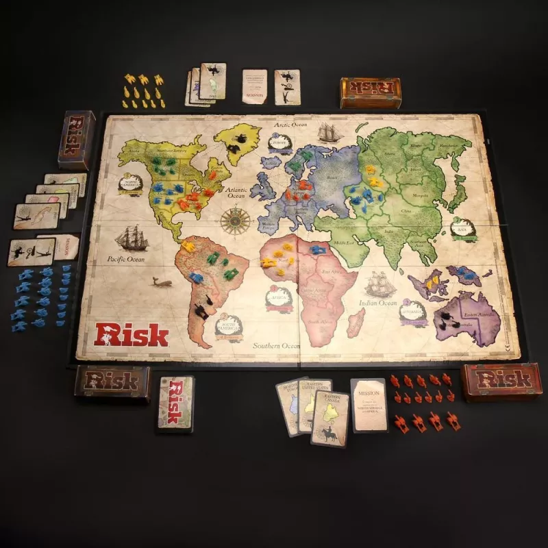 Brettspiel Hasbro Gaming Risk War Empfohlenes Alter 10 Jahre