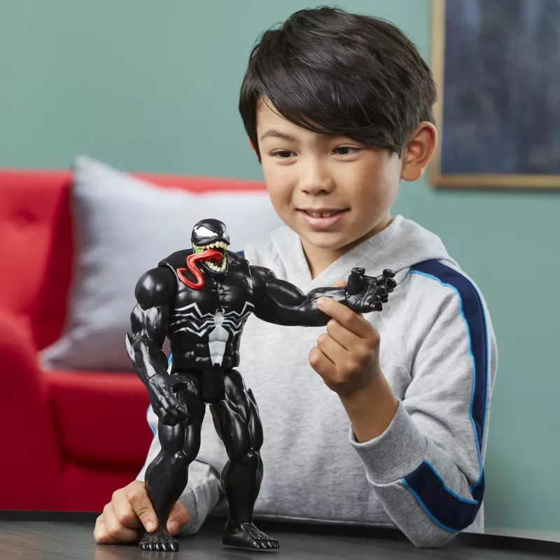 Marvel Spider-Man Titan Hero Series Venom, 4 Jahr(e), Spider-Man, Schwarz, Rot, Weiß