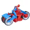 Marvel Spider-Man Spider-Man Web Blast Cycle Kinder-Spielset mit beweglicher Spider-Man Action-Figur