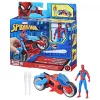 Marvel Spider-Man Spider-Man Web Blast Cycle Kinder-Spielset mit beweglicher Spider-Man Action-Figur