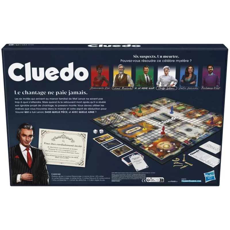 Brettspiel Hasbro Gaming Cluedo Detective 8+ 45 min