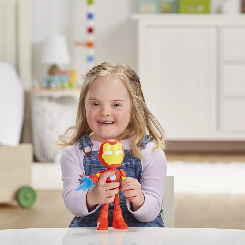 Marvel Spidey und seine Super-Freunde – Übergroße Iron Man-Figur, 3 Jahr(e), Marvel, Rot, Gelb