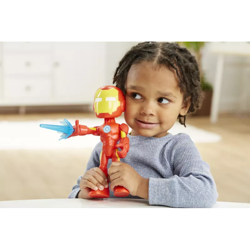 Marvel Spidey und seine Super-Freunde – Übergroße Iron Man-Figur, 3 Jahr(e), Marvel, Rot, Gelb