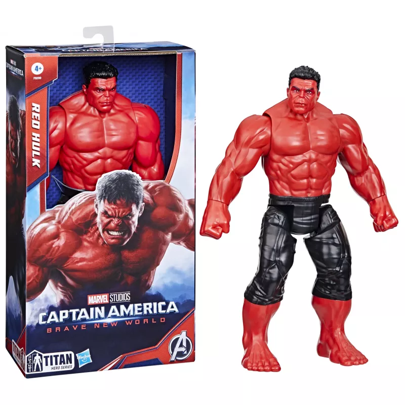 Action-Figur AVENGERS Captain America Deluxe Movie Titan Figur, 30 cm Höhe