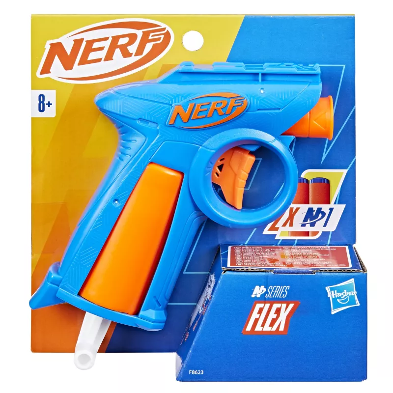 Spielzeug-Blaster NERF N Series Flex Blau Orange 8+