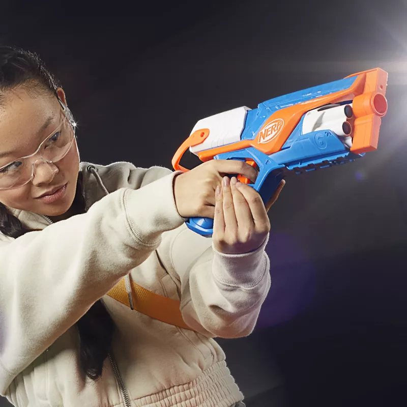 Spielzeugblaster NERF N Series Agility Blau Orange Weiß 8 Jahre
