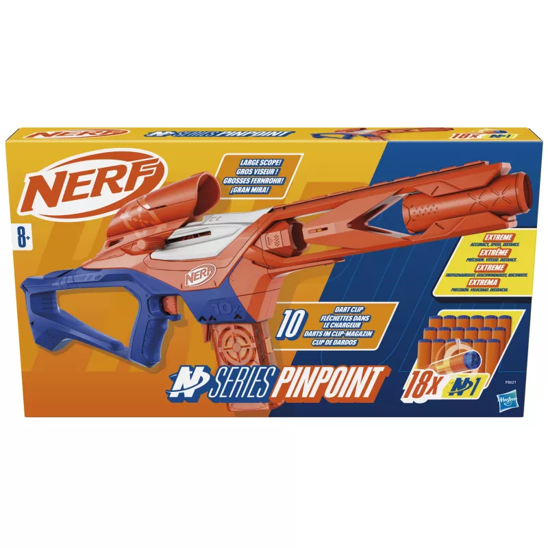 Spielzeugblaster NERF Nerf N Series Pinpoint Blau Orange 8+