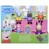 Hasbro Peppa Pig Spielgruppe Spielset mit 5 Figuren und 6 Zubehörteilen, Vorschulspielzeug für 3-jährige Mädchen und Jungen und älter