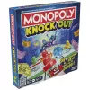 Monopoly Knockout Familienspiel, schnelle Brettspiele für Alter 8+, 2–8 Spieler, 20 Min.