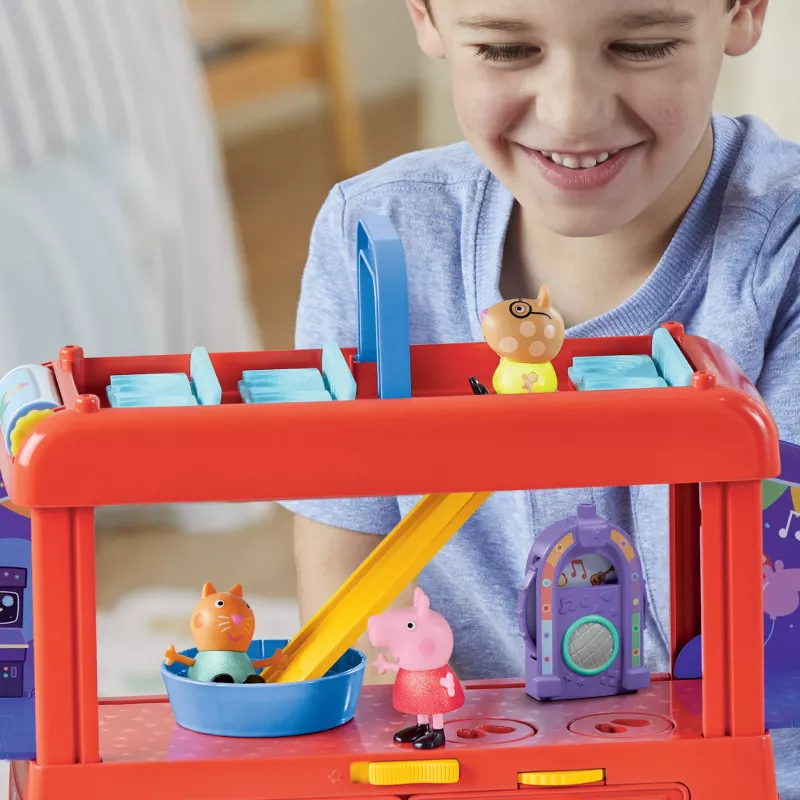 Peppa Pig 2-in-1 Party Bus, Action/Abenteuer, 3 Jahr(e), Mehrfarbig, Kunststoff